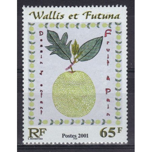 Wallis Et Futuna 2001 : Fruit : Fruit À Pain -Timbre 65 F. Neuf **