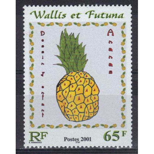 Wallis Et Futuna 2001 : Fruit : Ananas -Timbre 65 F. Neuf **