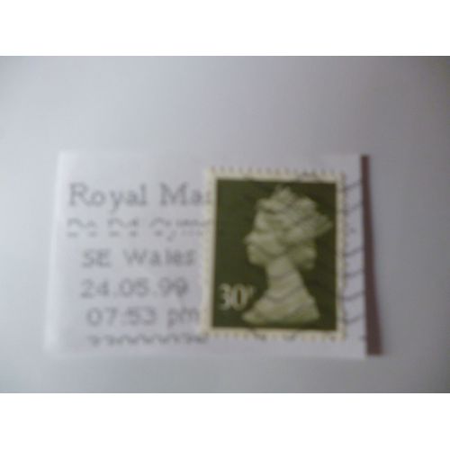 Timbre "Royaume Uni:La Reine Elisabeth Ii :1999".