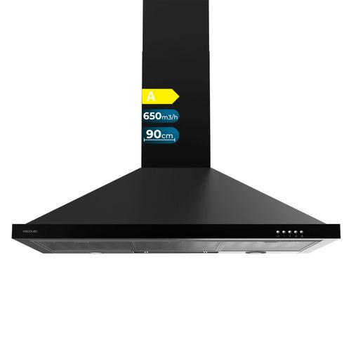 Hotte aspirante pyramidale Bolero Flux PM 906500 Black A