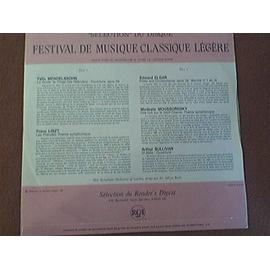 vinyles de festival de musique classique légère - musique