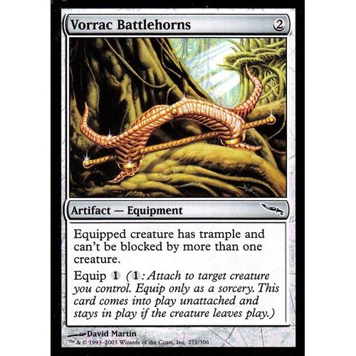 Vorrac Battlehorns Foil Mirrodin Vo
