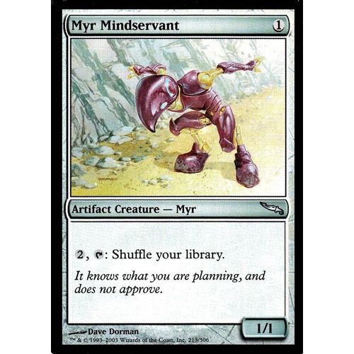 Myr Mindservant Foil Mirrodin Vo