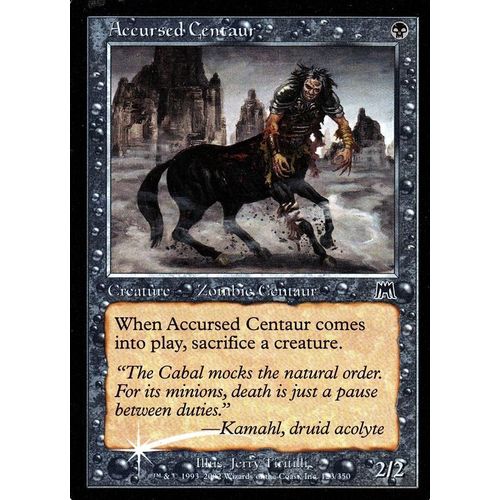 Accursed Centaur Foil Carnage Vo