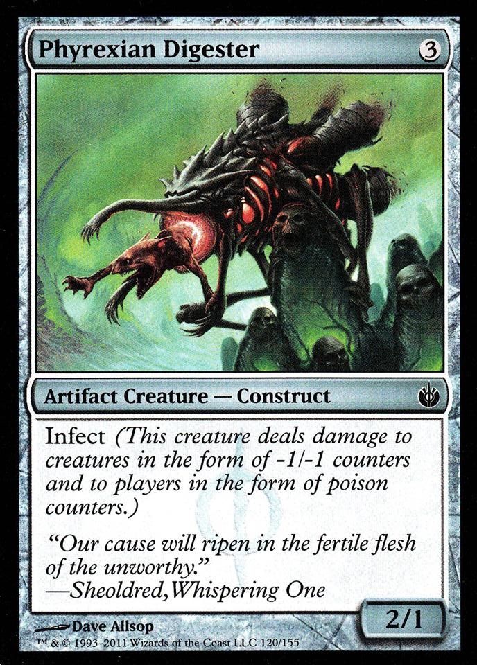 Phyrexian Digester Foil Mirrodin Assiégé Vo