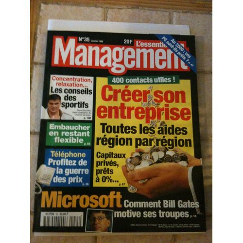 Management  N° 35 : Crééer Son Entreprise : 400 Contacts Utiles
