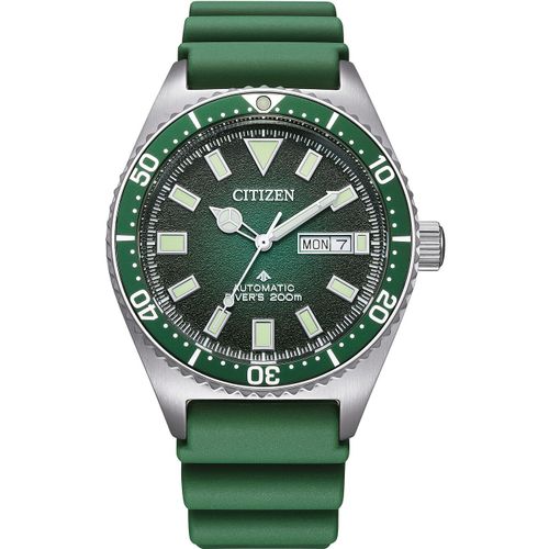 Citizen Montre Vert Analogique Hommes Promaster Marine Ny0121-09xe