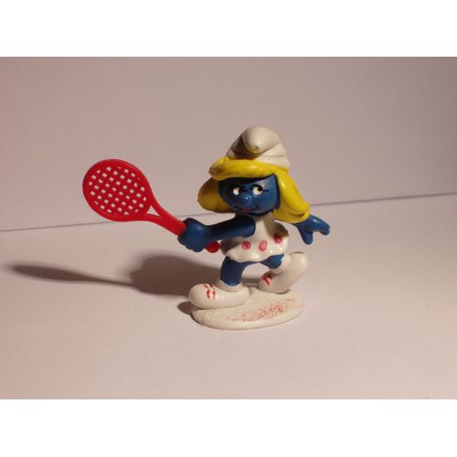 Schtroumpf Figurine - Schtroumpfette Tennis - Raquette - Sport