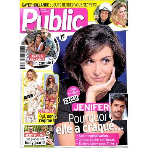 Public N°551 : Jenifer, Beyoncé, Heidi Klum, Gayet-Hollande, Ségara, Fabian