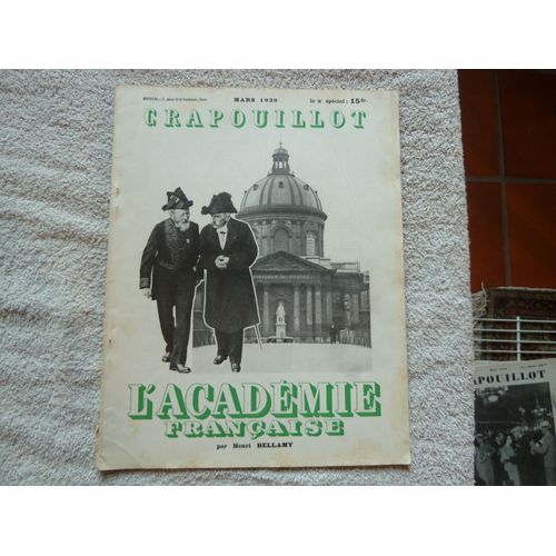 Crapouillot Hors-Série N° 03/1939 : L' Academie Francaise