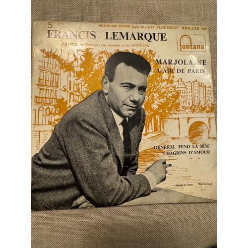Disque Vinyle Francis Lemarque