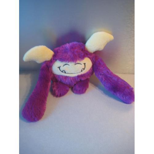 Doudou Monstre Violet Emirates Longs Bras Fly With Me Monsters 14 Cm