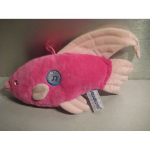 Doudou Poisson Rose Aquarious Gipsy 23 Cm