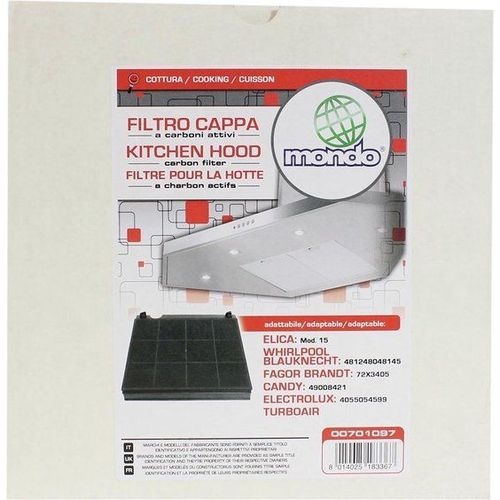 Filtre à charbon compatible multi marques TYP15 pour hotte aspirante