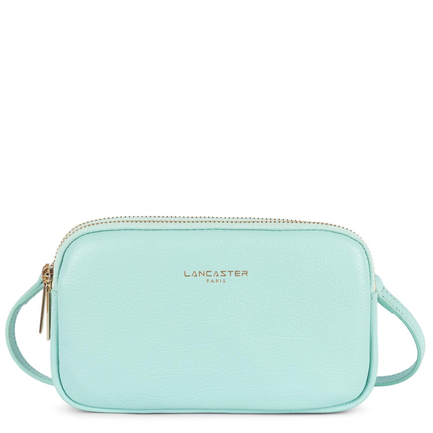 Double pochette Zippé Dune Lancaster 129-30 Lagon Clair