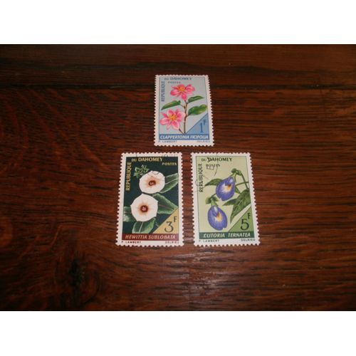 3 Timbtres Du Dahomey N°246, 247, 248. Y&t  (1967).