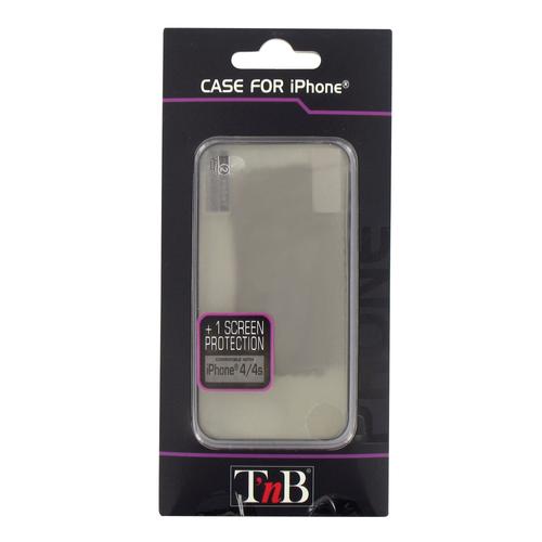 Tnb Coque Clip On Pour Iphone 4/4s 0,35 Mm Noire Iphone 4/4s