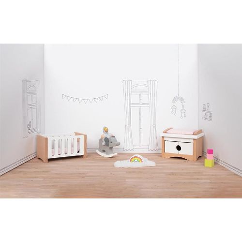 Goki Poppenhuismeubel - Kinderkamer