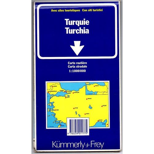 Turquie Ouest-Est - 1/1 000 000