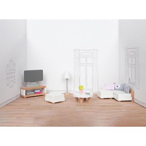 Goki Poppenhuismeubel - Woonkamer