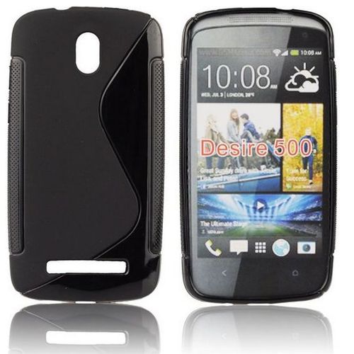 Coque Tpu Type S Pour Htc Desire 500- Noir