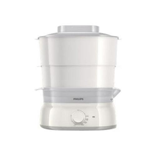 Philips Daily Collection HD9103 - Cuiseur vapeur - 5 litres - 900 Watt - beige/blanc