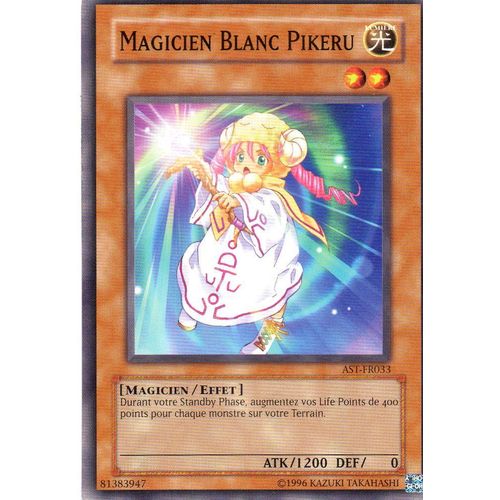 Ast-Fr033 - Magicien Blanc Pikeru - Yu Gi Oh! - Français - Commune - C