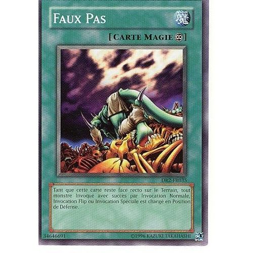 Dr2-Fr035 - Faux Pas - Yu Gi Oh! - Francais - Commune - C