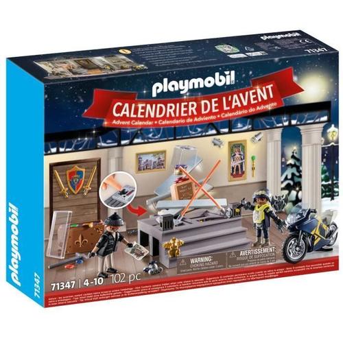 Calendrier de l'Avent PLAYMOBIL - Police - La magie de Noël - 24 cases à ouvrir