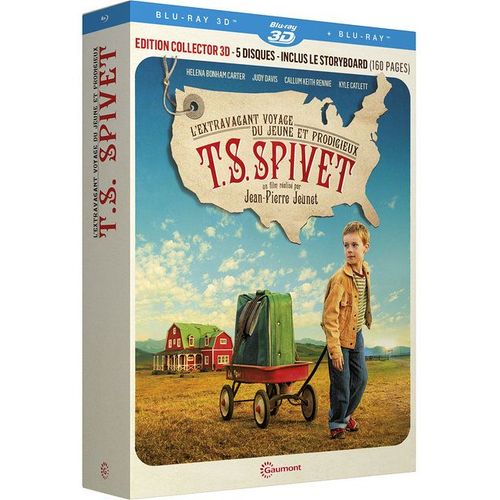 L'extravagant Voyage Du Jeune Et Prodigieux T.S. Spivet - Édition Collector 3d - 5 Disques - Inclus Le Storyboard (160 Pages)