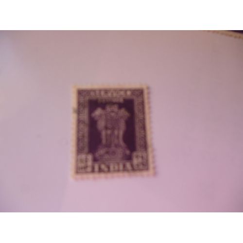 Timbre "India Service :3 Lions ".15.