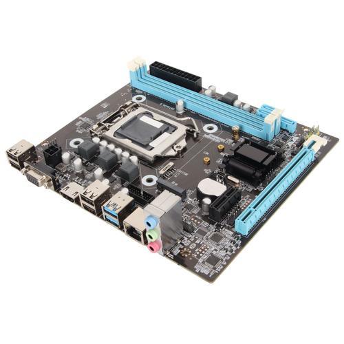 H81 carte mère de jeu double canal DDR3 M.2 NVMe NGFF SATA 6 Gb/s emplacement PCIe LGA 1150 Micro ATX carte mère PC pour Core