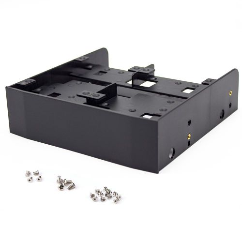 OImaster 2,5"" / 3,5"" HDD / SSD vers baie de lecteur de disquette 5,25"" Support de montage pour ordinateur
