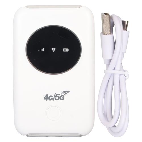 Modem WiFi USB 4G LTE 300 Mbps débloqué 5G WiFi emplacement pour carte Micro SIM intégré 3200 MAh routeur WiFi Portable sans fil