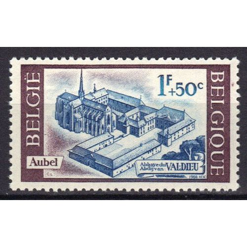 Belgique 1966 : Surtaxe Au Profit D'oeuvres Culturelles : Abbaye Du Val Dieu, À Aubel - Timbre Neuf **