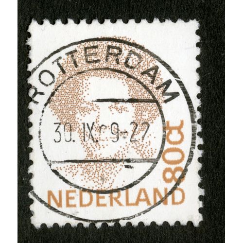 Timbre Oblitéré Nederland 80 Ct