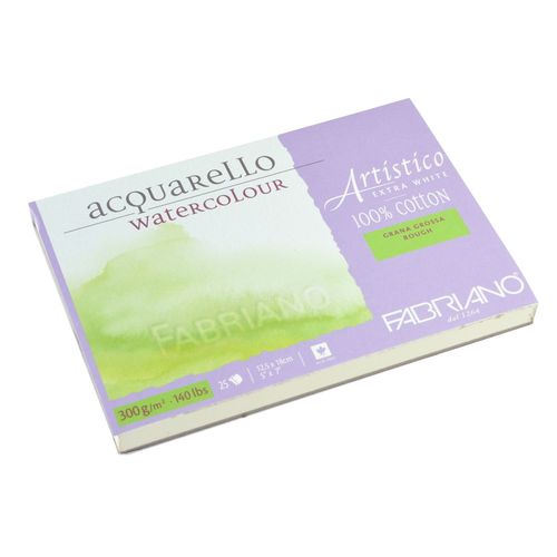 Papier Fabriano Artistico X 12x18 300g 25 Feuil. Torchon