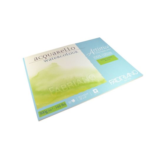 Papier Fabriano Artistico 45,5x61 Cm 300g 10 Feuil. Torchon
