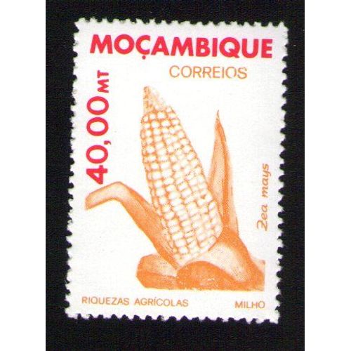 Mozambique Neuf Stamp Richesses Agricoles Milho Zea Maïs