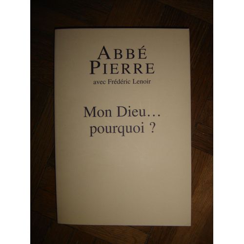 Mon Dieu... Pourquoi ?