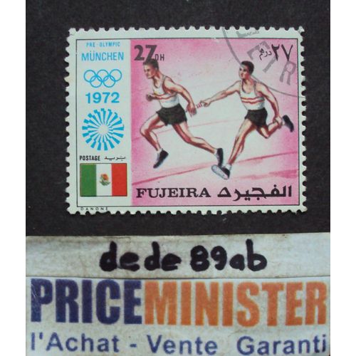Fujeira (Emirats Arabes Unis)..  27 Dirhams . Jeux Olympiques De Munich . Oblitéré.