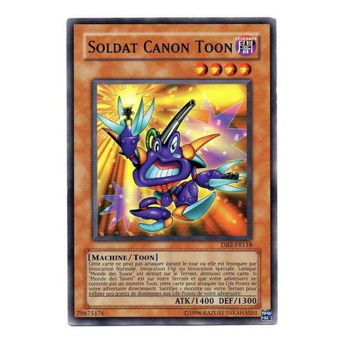 Db2-Fr118 - Soldat Canon Toon - Yu Gi Oh! - Français - Commune - C