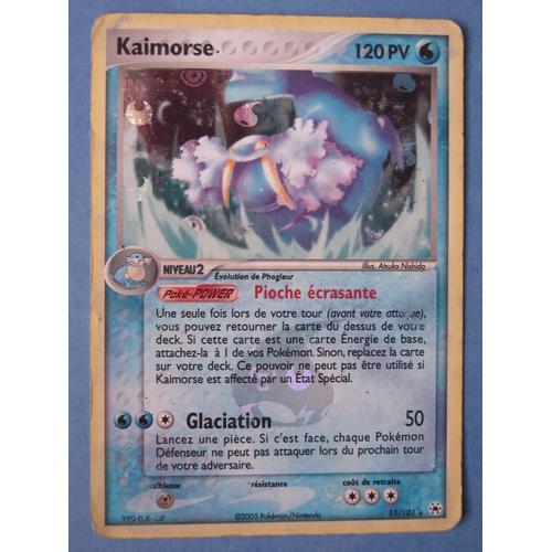 Pokemon Francaise Ex Legendes Oubliees Rare Holo Inv N° 15/101 Kaimorse 120 Pv