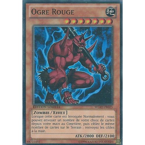 Yu-Gi-Oh - "Ogre Rouge" Wgrt-Fr025 - Super Rare