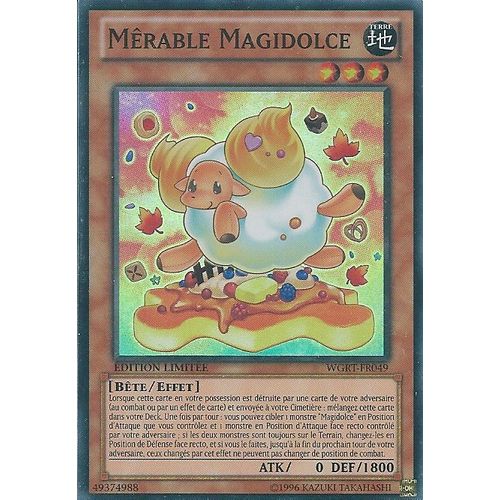 Yu-Gi-Oh - "Mérable Magidolce" Wgrt-Fr049 - Super Rare