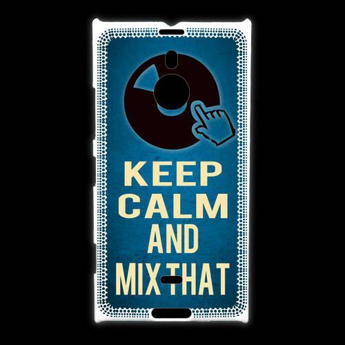Coque Nokia Lumia 1520 Keep Calm And Mix That Bleu