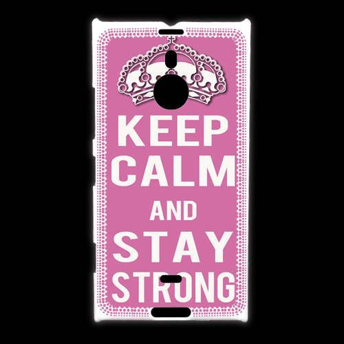 Coque Nokia Lumia 1520 Keep Calm And Stay Strong Rose
