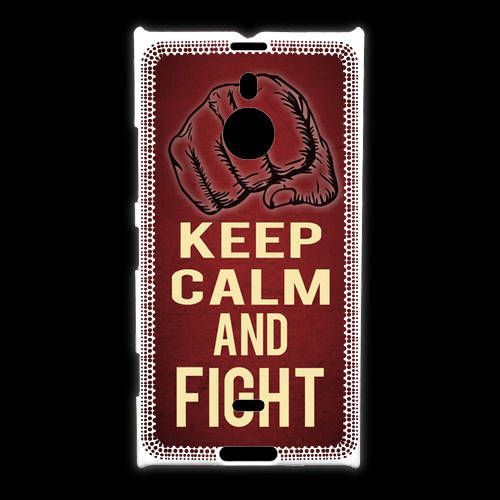 Coque Nokia Lumia 1520 Keep Calm And Fight Rouge