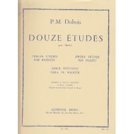 12 Etudes Pour Basson - Articulation Et Mvts Métronomiques : Maurice Allard
