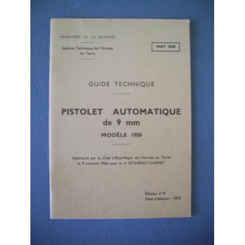 Guide Technique / Pa Mac Modele 1950